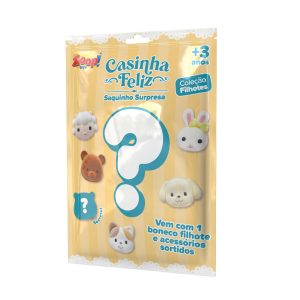Casinha Feliz - Saquinho Surpresa Filhotes - ZP01413